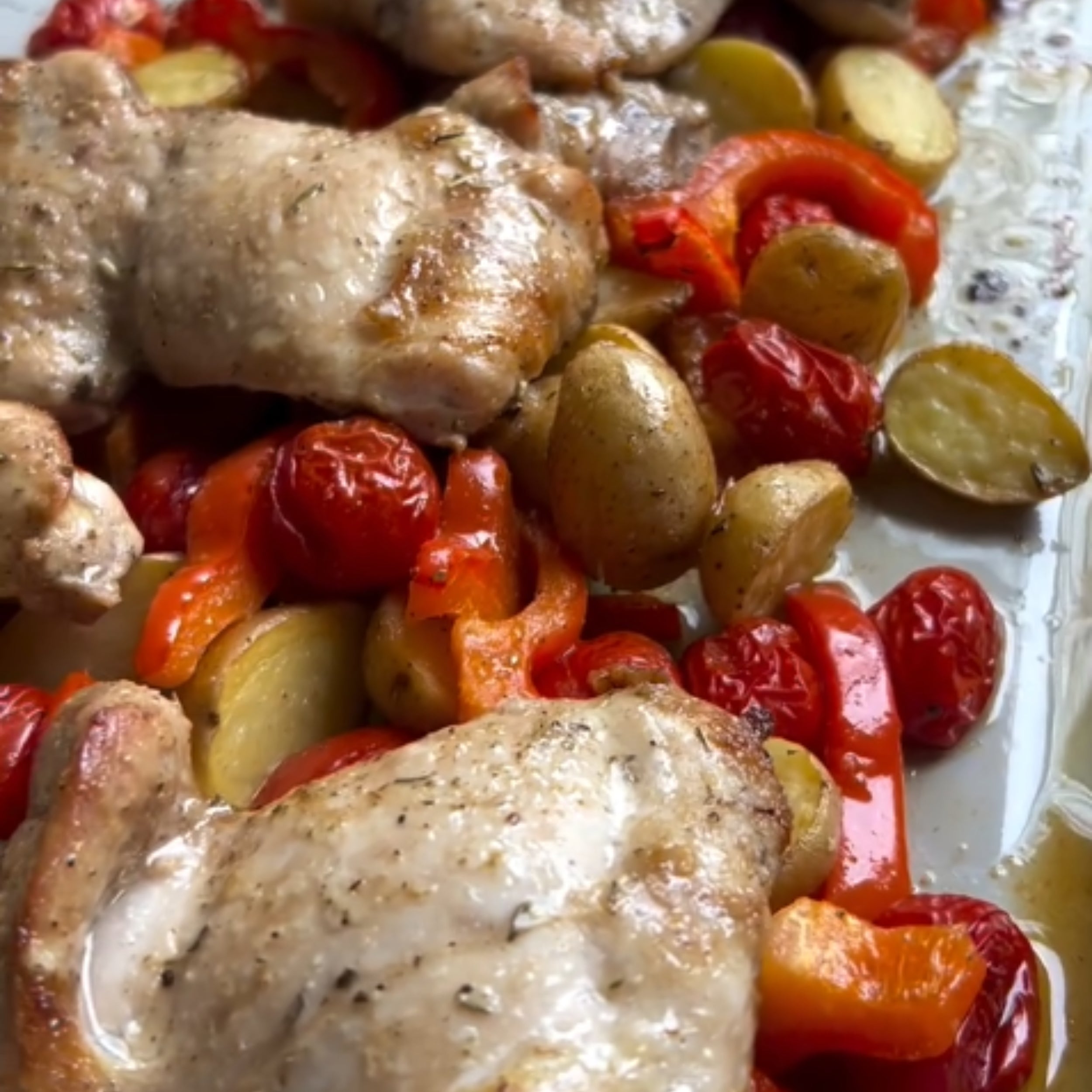 Easy Greek Sheet Pan Chicken