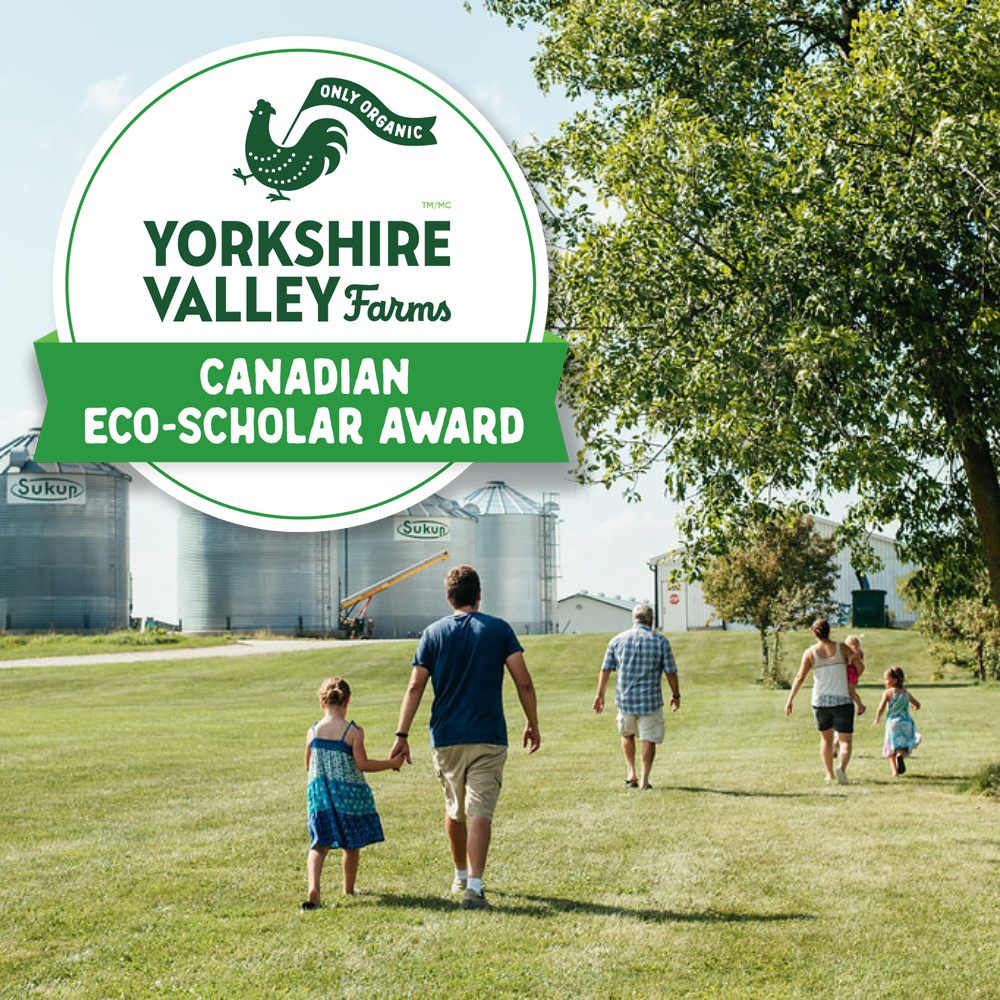 Yorkshire Valley Farms Eco-Scholar Award supports the next generation