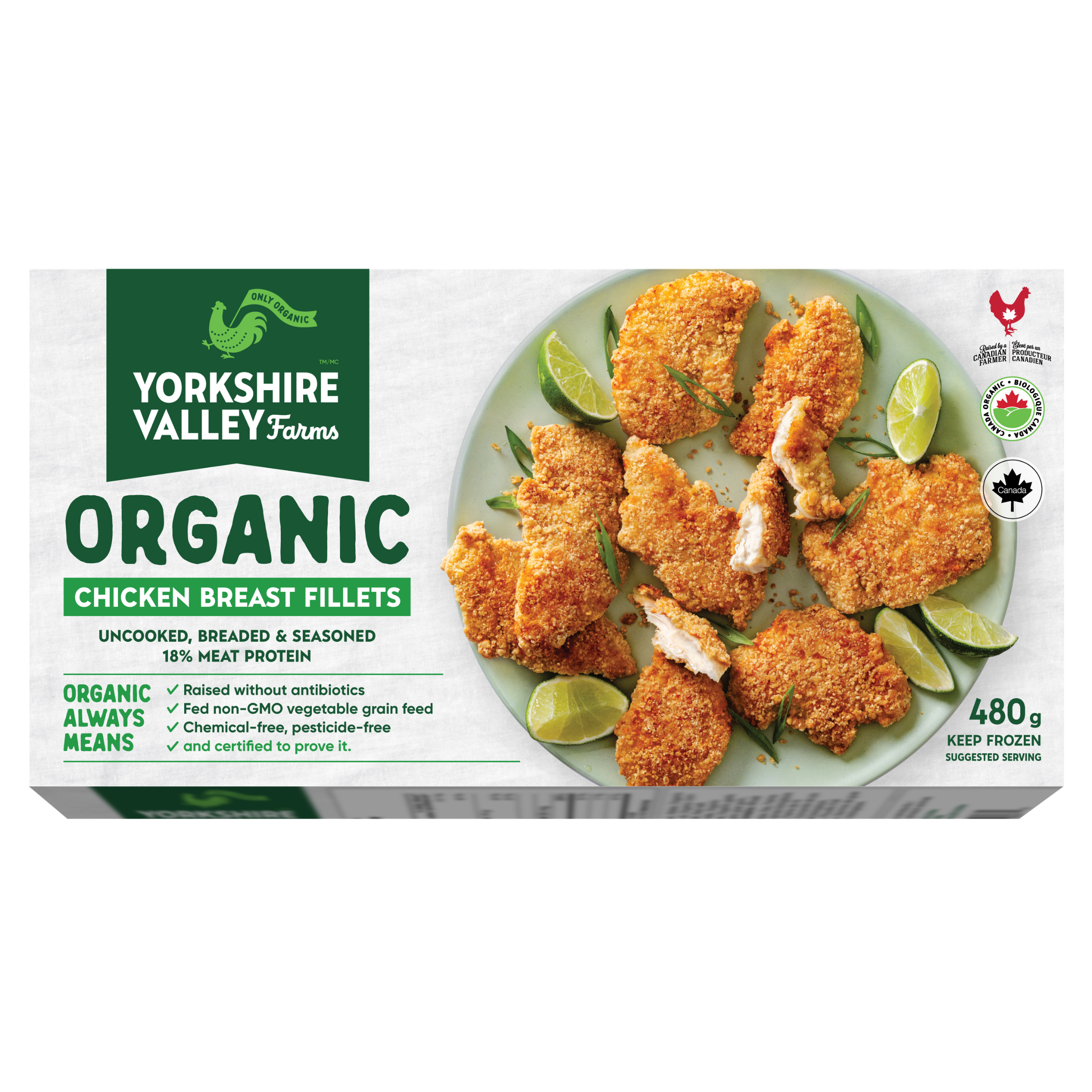 Organic Breaded Chicken Breast Fillets