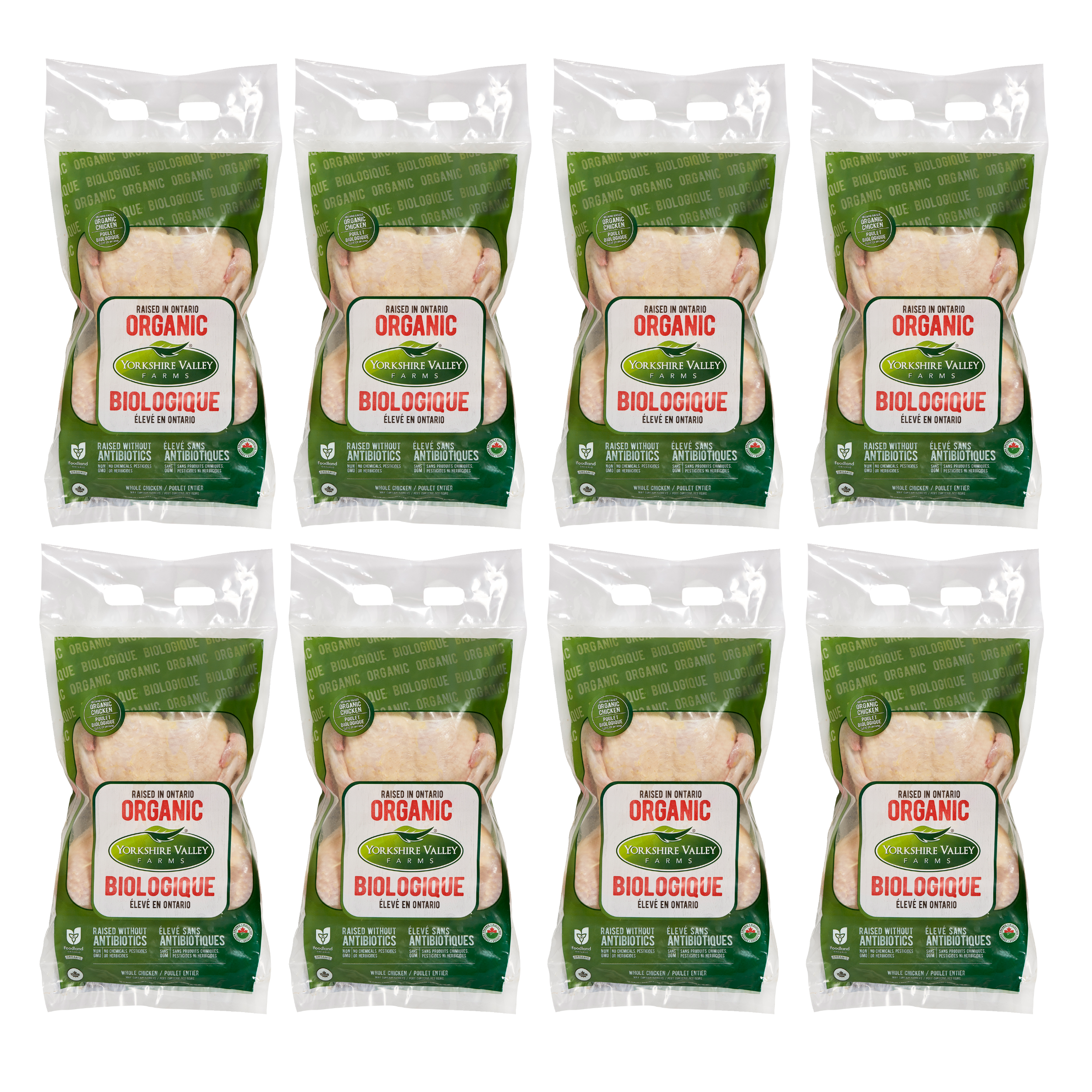Organic Whole Chicken Bulk Pack (8 pk)