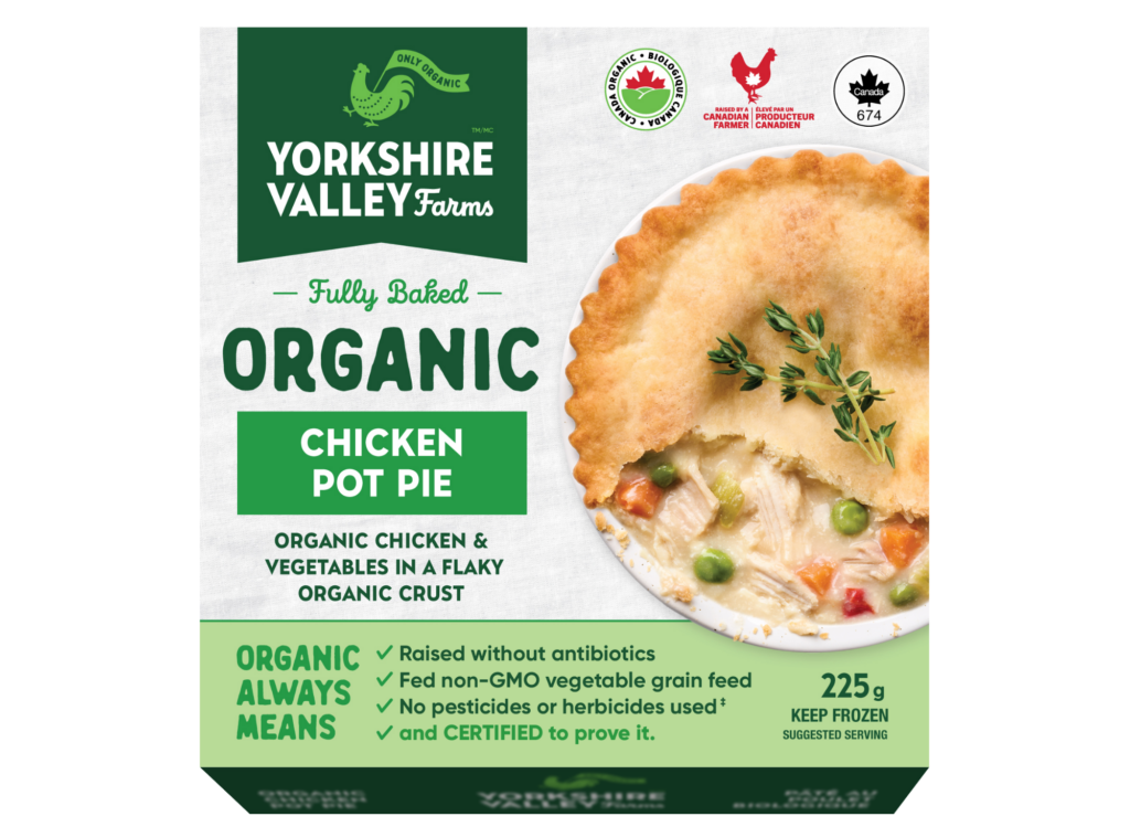 Organic Individual Chicken Pot Pie<br />
<b>Deprecated</b>: htmlspecialchars(): Passing null to parameter #1 ($string) of type string is deprecated in <b>/nas/content/live/yvfarms/wp-content/themes/yorkshirevalley/product-detail-page.php</b> on line <b>99</b><br />