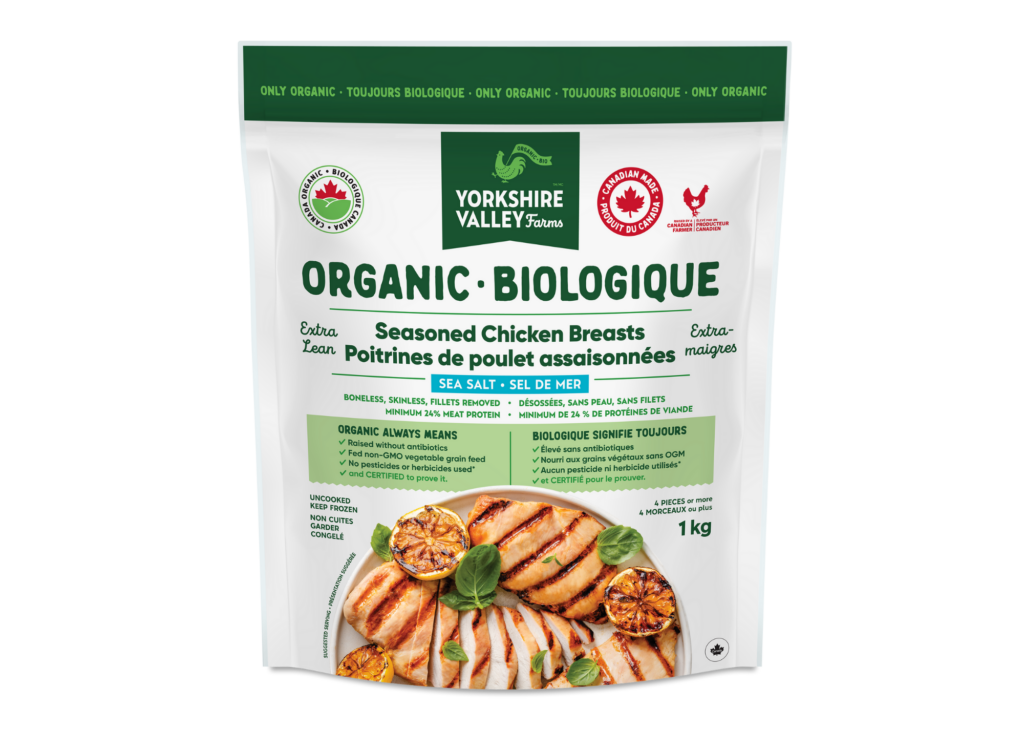 Organic Frozen Boneless Skinless Chicken Breasts (Seasoned)<br />
<b>Deprecated</b>:  htmlspecialchars(): Passing null to parameter #1 ($string) of type string is deprecated in <b>/nas/content/live/yvfarms/wp-content/themes/yorkshirevalley/product-detail-page.php</b> on line <b>99</b><br />
