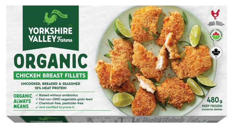 Organic Breaded Chicken Fillets<br />
<b>Deprecated</b>:  htmlspecialchars(): Passing null to parameter #1 ($string) of type string is deprecated in <b>/nas/content/live/yvfarms/wp-content/themes/yorkshirevalley/product-detail-page.php</b> on line <b>99</b><br />
