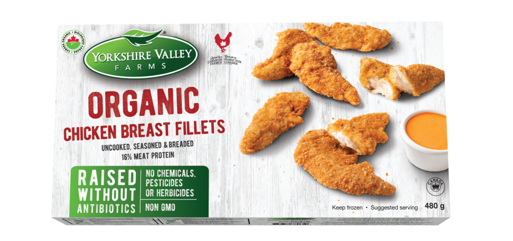 Organic Breaded Chicken Fillets<br />
<b>Deprecated</b>:  htmlspecialchars(): Passing null to parameter #1 ($string) of type string is deprecated in <b>/nas/content/live/yvfarms/wp-content/themes/yorkshirevalley/product-detail-page.php</b> on line <b>98</b><br />
