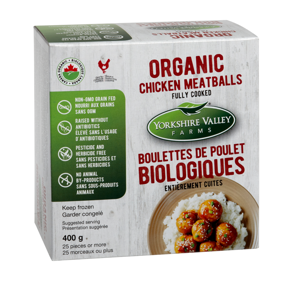Organic, Fully Cooked Chicken Meatballs
