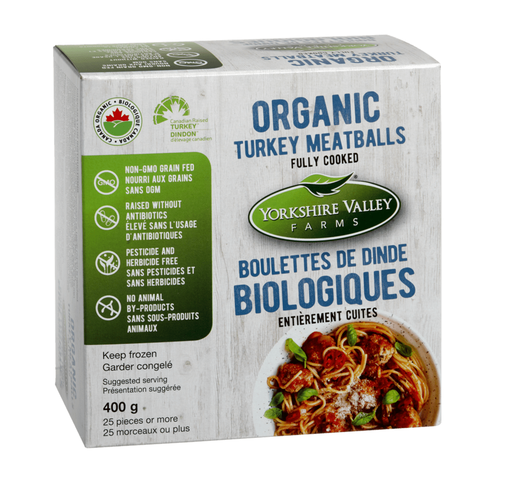 Organic, Fully Cooked Turkey Meatballs