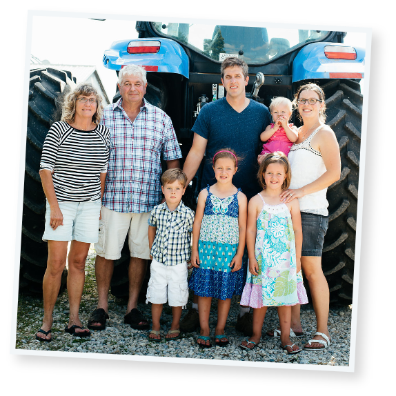 A portrait of the Joye family