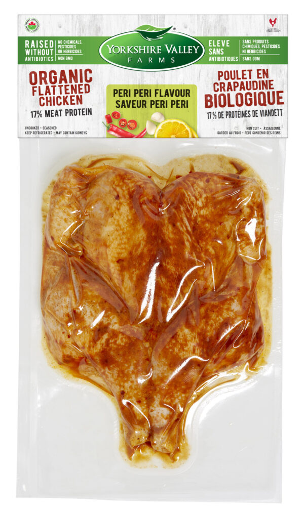 Organic Flattened Chicken Peri Peri<br />
<b>Deprecated</b>:  htmlspecialchars(): Passing null to parameter #1 ($string) of type string is deprecated in <b>/nas/content/live/yvfarms/wp-content/themes/yorkshirevalley/product-detail-page.php</b> on line <b>98</b><br />

