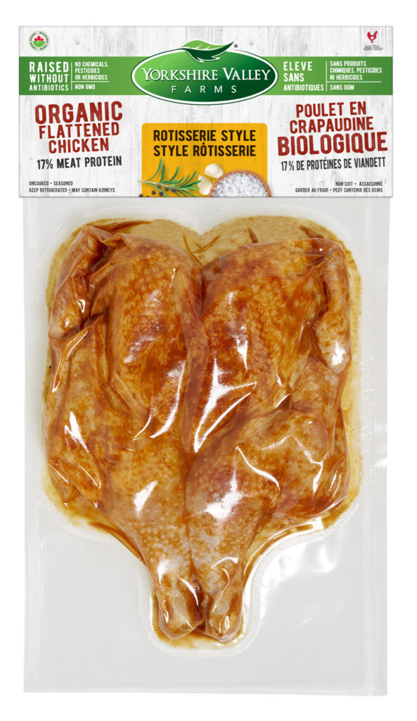 Organic Flattened Chicken Rotisserie Style<br />
<b>Deprecated</b>:  htmlspecialchars(): Passing null to parameter #1 ($string) of type string is deprecated in <b>/nas/content/live/yvfarms/wp-content/themes/yorkshirevalley/product-detail-page.php</b> on line <b>98</b><br />
