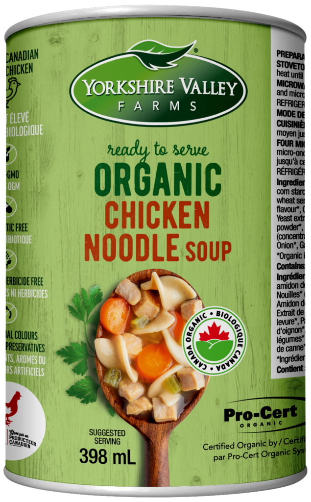 Organic Chicken Noodle Soup<br />
<b>Deprecated</b>:  htmlspecialchars(): Passing null to parameter #1 ($string) of type string is deprecated in <b>/nas/content/live/yvfarms/wp-content/themes/yorkshirevalley/product-detail-page.php</b> on line <b>98</b><br />
