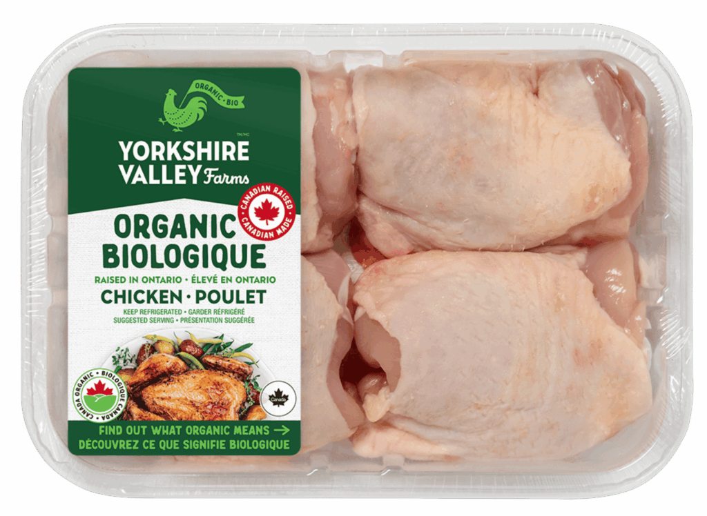 Organic Chicken Thighs, Bone In, Skin On<br />
<b>Deprecated</b>:  htmlspecialchars(): Passing null to parameter #1 ($string) of type string is deprecated in <b>/nas/content/live/yvfarms/wp-content/themes/yorkshirevalley/product-detail-page.php</b> on line <b>99</b><br />
